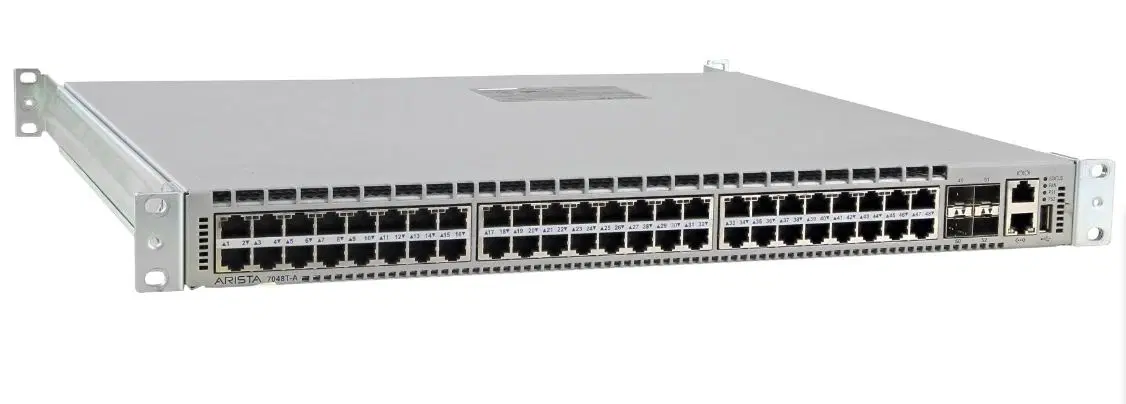 Arista DCS-7048T-A – 48-Port GbE + 4x SFP+, Dual PSU