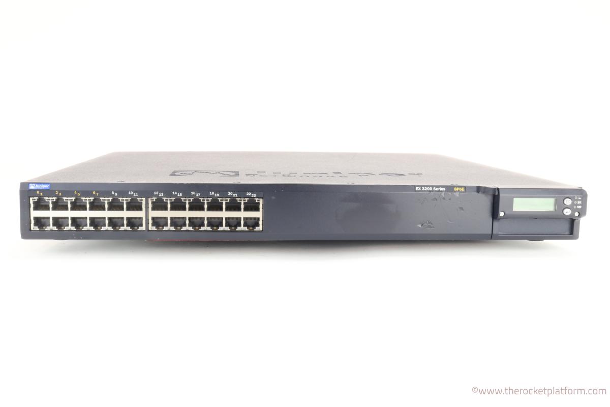 Juniper EX3200-24T – 24-Port Switch, EX3200/4200 Series, 8x PoE