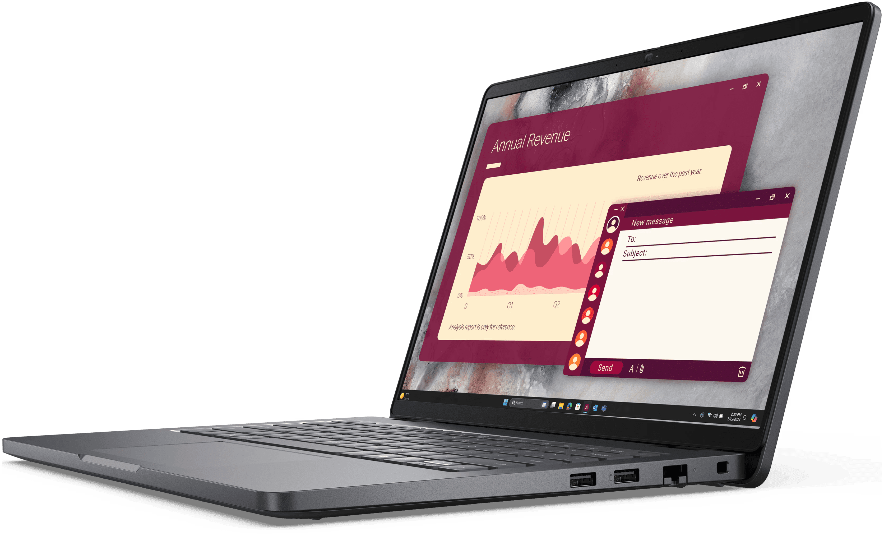 Dell Pro 14 PC14250 14" Laptop – Intel Core 5 120U, Windows 11 Pro, Windows Hello IR Camera