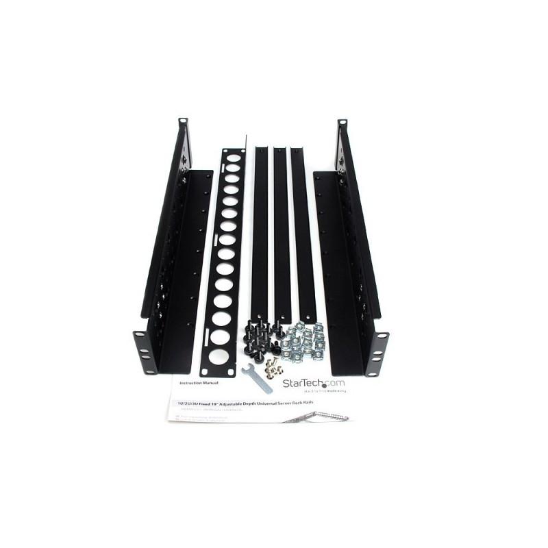 Universal Rack Mount Hardware Kit β Mounting Rails, Screws & Cage Nuts Set (Refurbished)