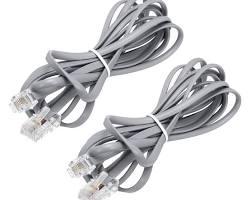 RJ11 Telephone Cable ~2m Grey (New)